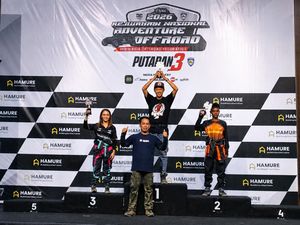 Debut di Kejurnas Pasuruan, Offroader Muda Kalteng Langsung Naik Podium