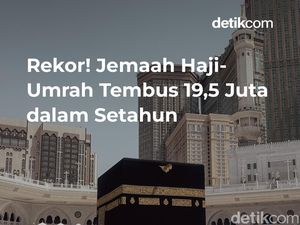 Rekor! Jemaah Haji-Umrah Tembus 19,5 Juta dalam Setahun
