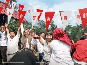 Template Logo HUT RI untuk Seragam-Medsos, Lengkap dengan Aturan Pakainya