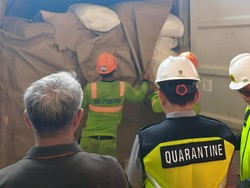 Barantin Temukan 24 Ton Kedelai Selundupan Asal China di Pelabuhan Semarang
