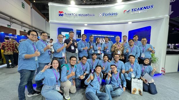 dok. Traktor Nusantara Tim Traktor Nusantara di booth event Data Center Tech Indonesia Conference & Expo (DCTI-CX) 2026 (dok. Traktor Nusantara)