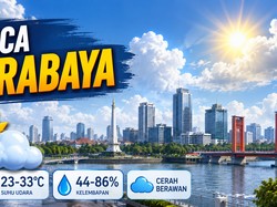 Surabaya Cerah Berawan Hari Ini tapi Gerah Suhu 33 Derajat Celsius