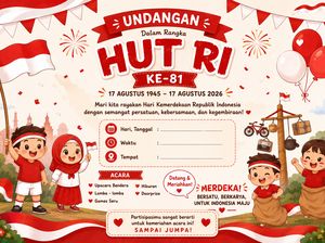 5 Contoh Surat Undangan 17 Agustus 2026 untuk Warga, RT, hingga Banjar