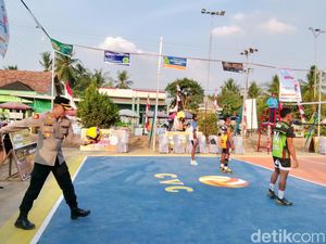 Kejuaraan Voli Kapolres Cup di Banyuasin Dibuka, Ajang Cari Bibit Atlet Baru