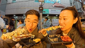 Kimbab Family Jajan di Tongin Market, Pakai Koin Korea Jadul!