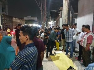 Geger Pria Ditemukan Tewas di Depan Rumah Warga Medan