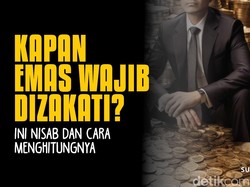Kapan Emas Wajib Dizakati? Ini Nisab dan Cara Menghitungnya