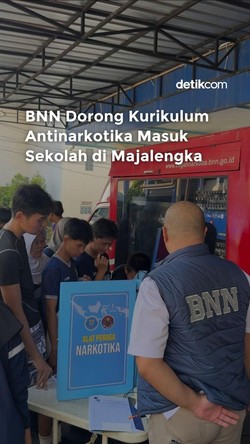 Video BNN Dorong Kurikulum Antinarkoba Masuk Sekolah di Majalengka