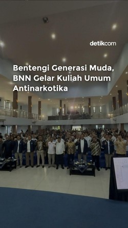 Video: Bentengi Generasi Muda, BNN Gelar Kuliah Umum Antinarkotika