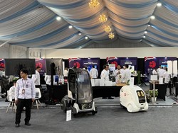 BRIN Pamerkan Robot hingga Kendaraan Otonom, Mensesneg: Tanda Indonesia Mampu