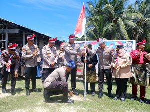 Ekspedisi Merah Putih di Pesisir Bengkalis, Cek Kesehatan-Bantuan Sosial