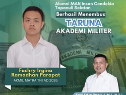 Sempat Gagal 4 Kali, Alumnus MAN IC Tapanuli Akhirnya Lolos Akmil 2026
