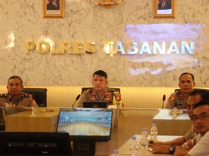 Polres Tabanan Ikuti Anev Kinerja Polri, Perkuat Kesiapsiagaan Jelang HUT RI