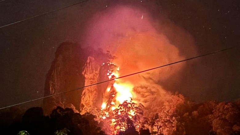 Potret Karhutla Luluh Lantakkan Kawasan Wisata Bukit Kuri Ketapang