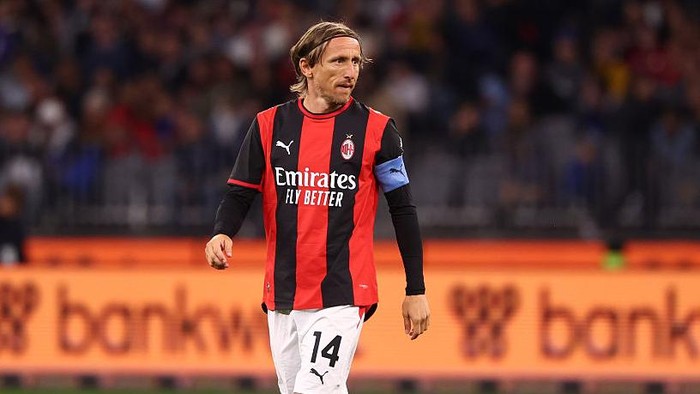 Modric saat bertanding melawan Inter dalam laga pramusim di Australia pada Rabu (5/8/2026).