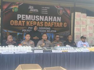 Polres Tangsel Musnahkan 46 Juta Butir Obat Keras Sitaan dari Gudang di Jaktim
