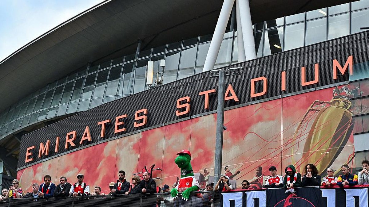 Emirates dan Arsenal lanjutkan kerjasama sampai 2033. (DeFodi Images via Getty Images/DeFodi Images)