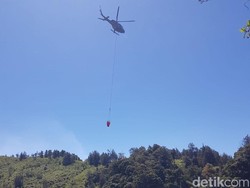 Kebakaran Bromo Mulai Menjalar ke Wisata Puncak B29