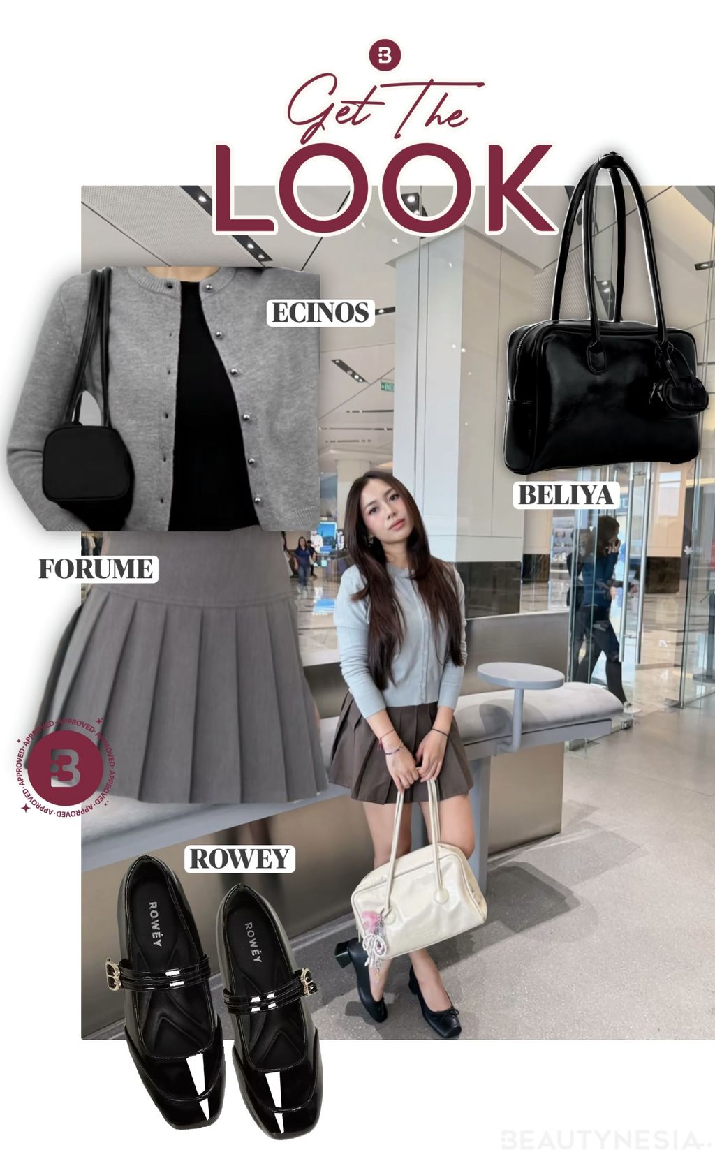 inspirasi outfit ngemal ala Abel Cantika.