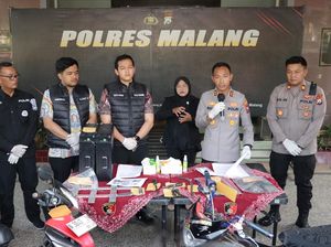 Polres Malang Tangkap Komplotan Pencuri 17 Baterai Tower Bikin Rugi Rp 432 Juta
