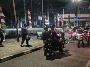 Balap Liar di Taman Mini Dibubarkan, Pelaku Kocar-kacir Dikejar Polisi