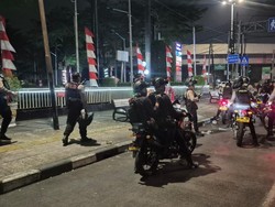 Balap Liar di Taman Mini Dibubarkan, Pelaku Kocar-kacir Dikejar Polisi
