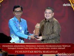 Inovasi Tata Kota Berbasis UMKM, Pemkot Makassar Raih detiktimur Awards