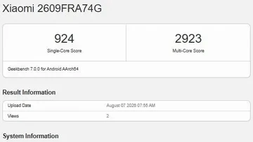 RAM dan Chipset Redmi Note 17 Pro Max Bocor dari Hasil Benchmark