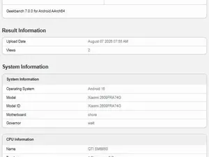 RAM dan Chipset Redmi Note 17 Pro Max Bocor dari Hasil Benchmark