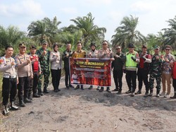 Antisipasi Karhutla, Polda Sumsel Pantau Lahan Gambut Gunakan Drone