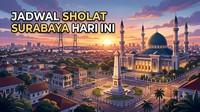 Jadwal Sholat Surabaya 21 Agustus 2026, Lengkap dengan Niat 5 Waktu