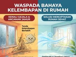 Infografis: Waspada! Ini Tanda Kelembapan Mengintai Rumah