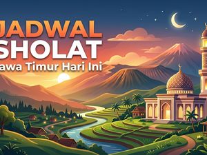 Jadwal Sholat Jawa Timur Hari Ini Lengkap Tiap Kabupaten dan Kota