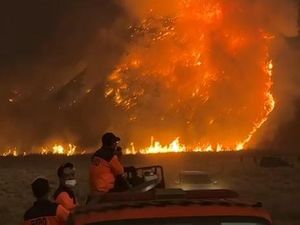 Kebakaran Meluas, Kawasan Wisata Bromo Ditutup Total