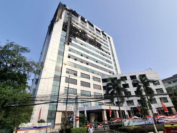 Penampakan Before-After Gedung Bapenda DKI yang Dilahap Api