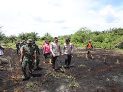 Polda Riau-TNI-BPBD Patroli Udara dan Darat Pantau Karhutla