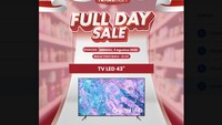Diskon Jumbo LED TV 43 Inch di Transmart Full Day Sale