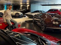 Ada Bugatti Rp 170 M di Garasi Rumah Cristiano Ronaldo