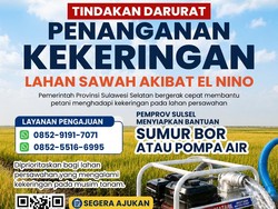 Gubernur Sulsel Siapkan Bantuan Pompa Air-Sumur Bor Perkuat Mitigasi Kekeringan