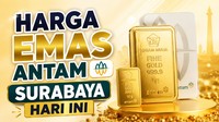 Harga Emas Antam Surabaya Hari Ini Turun Rp 18.000