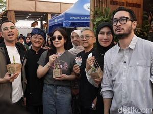 HUT ke-19 KBB, Raffi-Nagita Gratiskan UMKM di Jajarans Buat Pengunjung