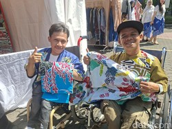 Batik Difabel Jawa Barat, Kisah Nurdin dan Ikhlas Berkarya dari Kursi Roda