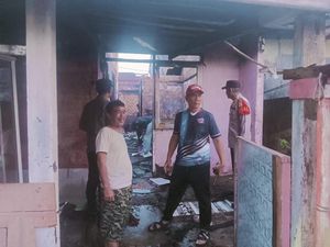 Satu Rumah di Palembang Ludes Terbakar, Diduga Korsleting Listrik