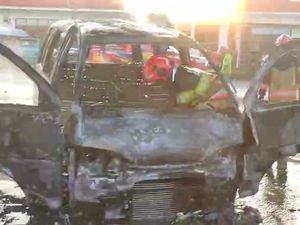 Mobil Terbakar Saat Isi BBM di SPBU Kota Bogor, Sopir Luka di Tangan