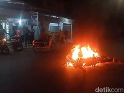 Konvoi Berujung Pembakaran Motor di Mariso Makassar, 5 Orang Ditangkap