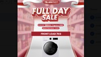Mesin Cuci Banting Harga di Transmart Full Day Sale