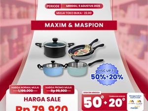 Cuma di Transmart Full Day Sale, Alat Masak Jadi Semurah Ini
