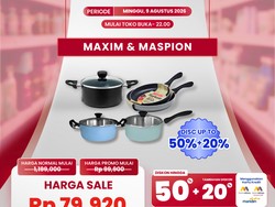 Cuma di Transmart Full Day Sale, Alat Masak Jadi Semurah Ini