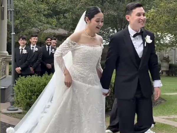 Gisela Cindy dan Sian Resmi Menikah, Ucap Janji Suci di Altar