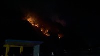 Gunung Picung Cianjur Kebakaran, Diduga Akibat Pembakaran Sampah